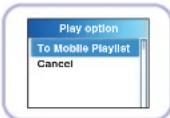 SAMSUNG YH-820 - Opciones de reproducción (Playlists) - 1