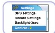 SAMSUNG YH-820 - Configuración del contraste - 1