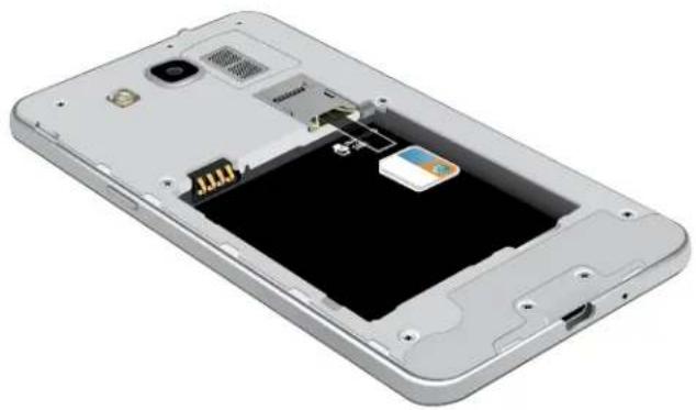 SAMSUNG Galaxy Go Prime - Instalación de la tarjeta SIM - 1