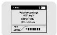 SAMSUNG YH-920 - Grabación de archivos MP3 - 1