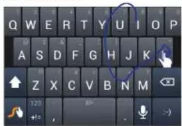 HUAWEI Valiant Y301 - Uso del teclado Swype - 2