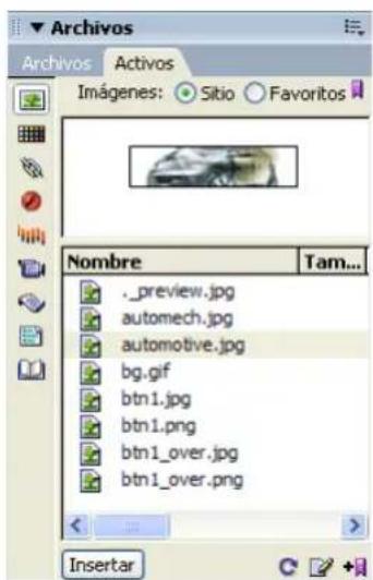 ADOBE Dreamweaver MX 2004 - Para abrir el panel Activos: - 1