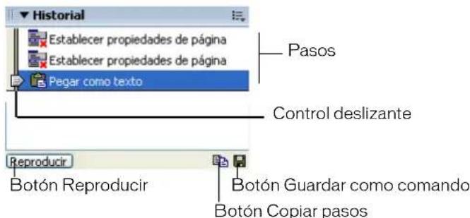 ADOBE Dreamweaver MX 2004 - Panel Historical - 1