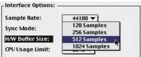 Avid Pro Tools 5.1 - Supervisión de latencia - 1