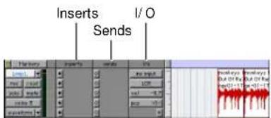 Inserts Sends I/O