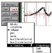 Brune L Enter touch value muts volume 3 blocks vivoform volume pass muts box 2 level (cnd a) box 2 muts (cnd a) a 1 Range Frequency 1 Gain Width