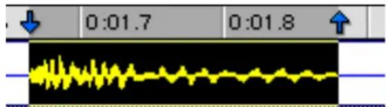 Avid Pro Tools 5.1 - Selección de material de pista - 1