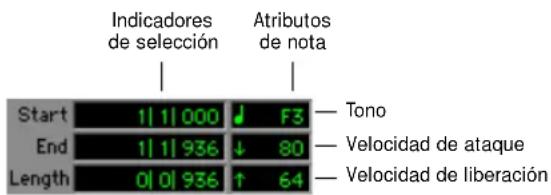 Avid Pro Tools 5.1 - Área de edición de eventos - 1