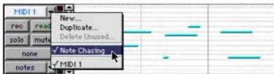 Avid Pro Tools 5.1 - Búsqueda de nota y de controlador - 1