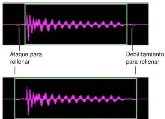 Ataque para rellenar Debilitamiento para rellenar