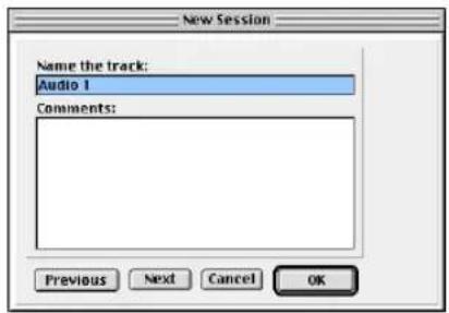 Avid Pro Tools 5.1 - Nombres de pista - 1