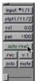 Avid Pro Tools 5.1 - Escritura de automatización - 2