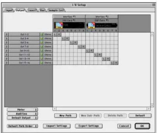 Avid Pro Tools 5.1 - I/ O Setup y rutas - 2