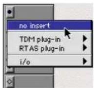 Avid Pro Tools 5.1 - Inserción de módulos adicionales en pistas - 2