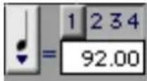 Avid Pro Tools 5.1 - Uso del modo de tempo manual - 5