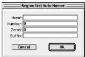 Avid Pro Tools 5.1 - Asignación automática de nombres con Strip Silence - 1