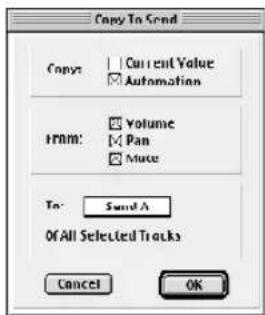 Avid Pro Tools 5.1 - Automatización de envíos - 2
