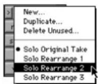 Avid Pro Tools 5.1 - Lista de reproducción - 1