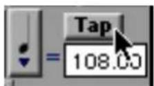 Avid Pro Tools 5.1 - Uso del modo de tempo manual - 4
