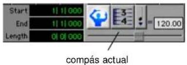 Start 11 000 End 11 000 Length 01 01 000 compás actual