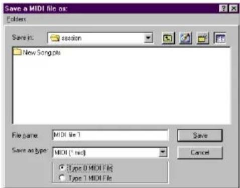 Avid Pro Tools 5.1 - Exportación de archivos MIDI - 2