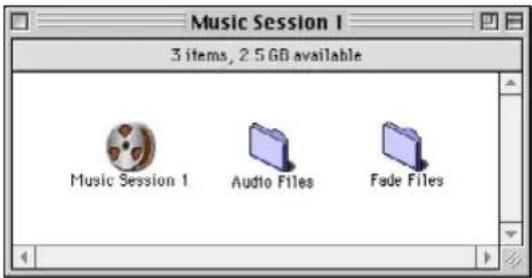 Music Session 1 3 items, 2.5 GB available Music Session 1 Audio Files Fade Files
