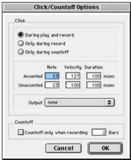 Avid Pro Tools 5.1 - Grabación con el clic - 4