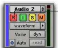 Avid Pro Tools 6.7 - Visualización del estado de grabación de pistas - 2