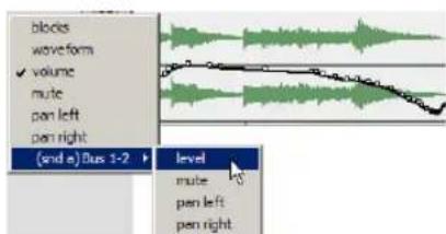 Avid Pro Tools 6.7 - Para mostrar datos de automatización: - 1
