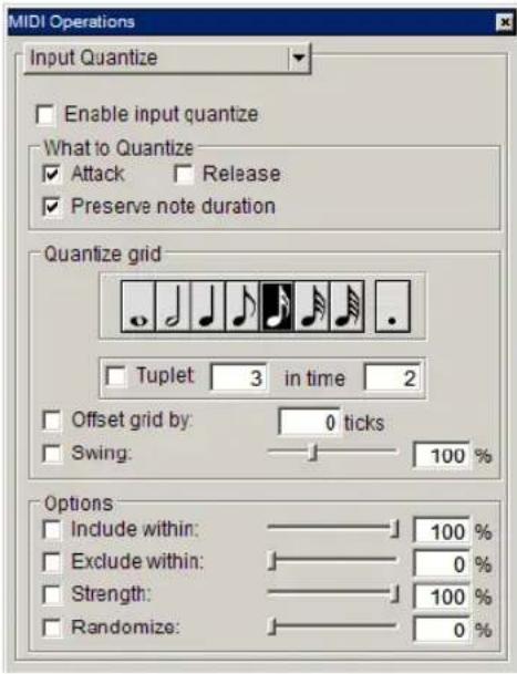 Avid Pro Tools 6.7 - Para activar Input Quantize: - 1