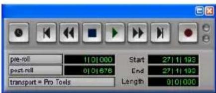 Avid Pro Tools 6.7 - Campos de inicio, fin y duración - 1