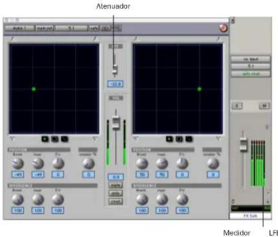 Atenuador Position Level Power F1 Inversion % -43 -49 0 0 0.0 Mode Load Control Power F1 Inversion % 50 50 0 0 100 100 100 100 100 100 100 F1 Sub Medidor LFE