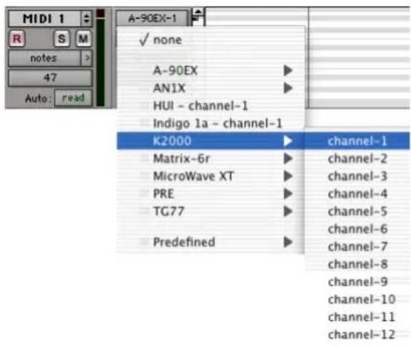 Avid Pro Tools 6.7 - Para configurar una o varias pistas MIDI para grabación: - 5