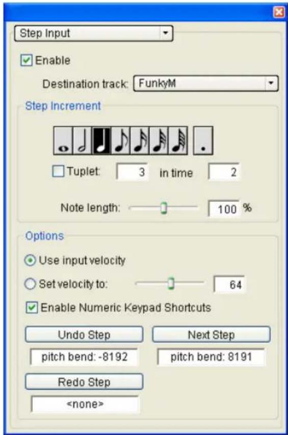 Avid Pro Tools 6.7 - Para introducir notas MIDI con Step Input (mediante un instrumento MIDI externo): - 1