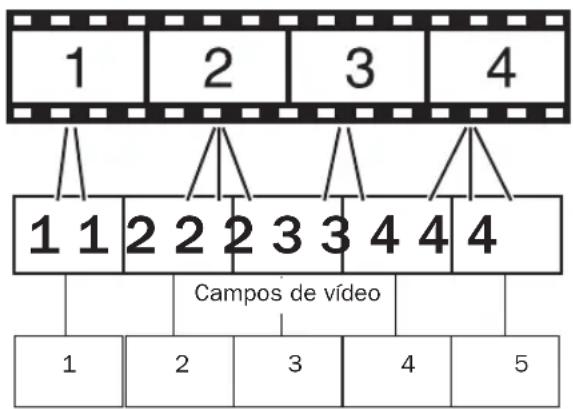1 2 3 4 1 1 2 2 2 3 3 4 4 4 Campos de vídeo 1 2 3 4 5
