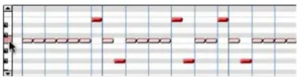 Avid Pro Tools 6.7 - Para seleccionar un solo tono para toda la duración de una plsta: - 1
