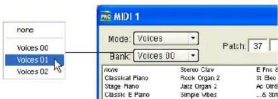 Avid Pro Tools 6.7 - Para configurar el cambio del programa predeterminado para una pista MIDI: - 4