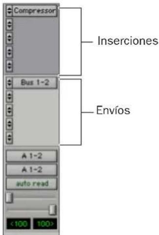 Compressor Bus 1-2 A 1-2 A 1-2 auto read <100 100> Inserciones Envíos