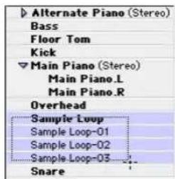 Avid Pro Tools 6.7 - Para seleccionar un rango de regiones: - 1