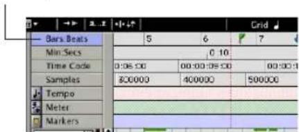 Bars Beats Min.Sets Time Code Samples Tempo Meter Markers 5 6 7 0 10 0:06:00 00:00:09:00 00:00:10 800000 400000 500000