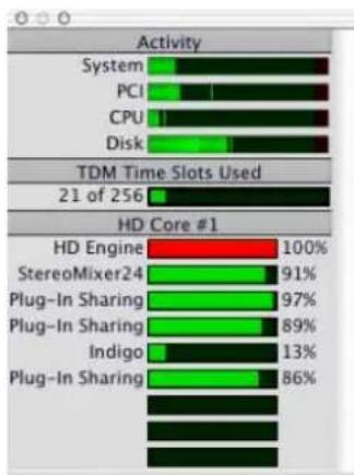 Avid Pro Tools 6.7 - Supervisión de uso de DSP - 3