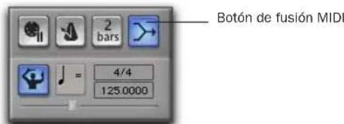 Botón de fusión MIDI 4/4 125.0000