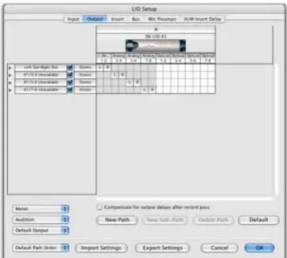 Avid Pro Tools 6.7 - I/O Setup y rutas - 1
