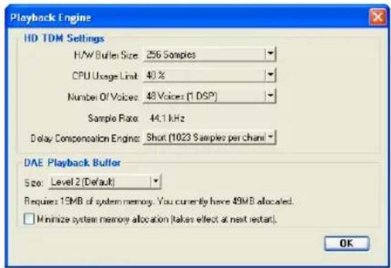 Avid Pro Tools 6.7 - Para cambiar el número de voces y los recursos DSO para la asignación de voces: - 1