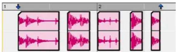 Avid Pro Tools 6.7 - Regiones seleccionadas - 1