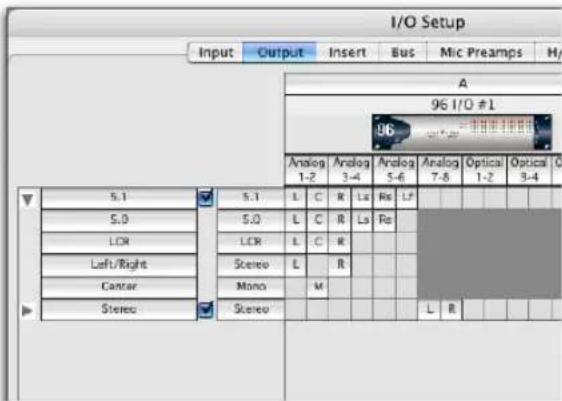 Avid Pro Tools 6.7 - Asignación de canales y mezclador envolvente (sólo en sistemas Pro Tools TDM) - 1