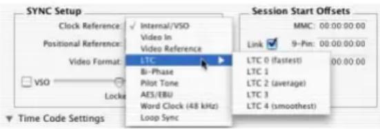 Avid Pro Tools 6.7 - Para generar código de tiempo usando un SYNC I/O: - 1