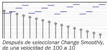 Avid Pro Tools 6.7 - Para modificar las velocidades con fluidez en el transcurso del tiempo: - 3