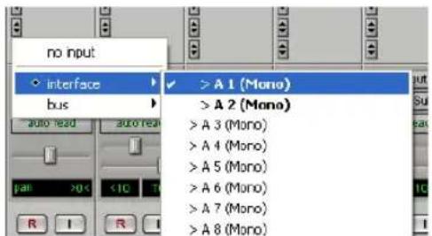 no input interface bus > A 1 (Mono) > A 2 (Mono) > A 3 (Mono) > A 4 (Mono) > A 5 (Mono) > A 6 (Mono) > A 7 (Mono) > A 8 (Mono)