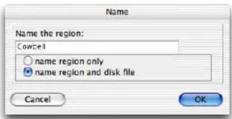 Avid Pro Tools 6.7 - Para cambiar el nombre de una o más regiones: - 1